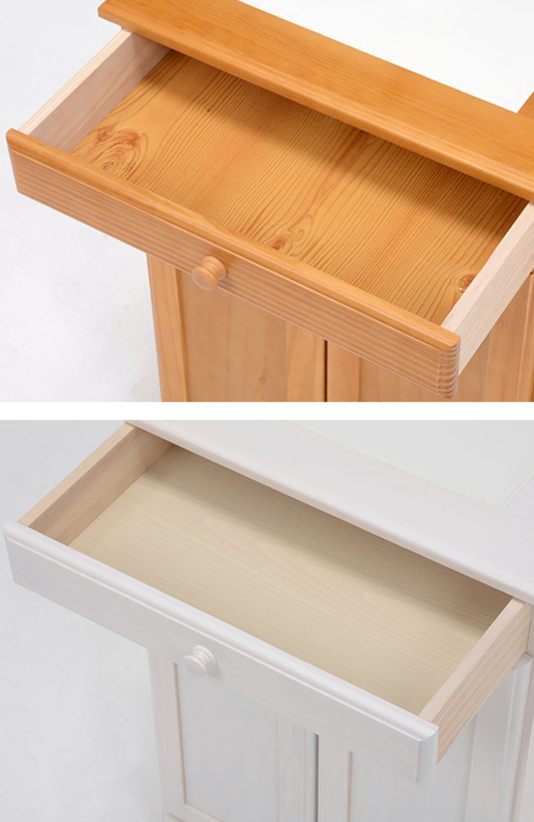 HAGiHARA（萩原） ゴミ箱 木製 15L 2分別 ふた付き 引出付き （ ごみ箱