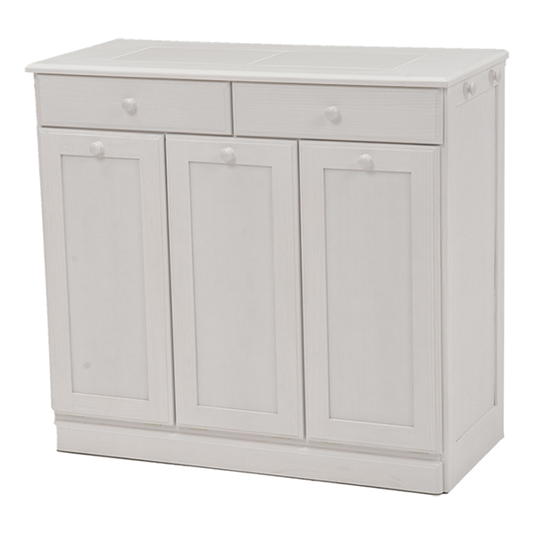 HAGiHARA（萩原） ゴミ箱 木製 15L 3分別 収納 引出付き おしゃれ