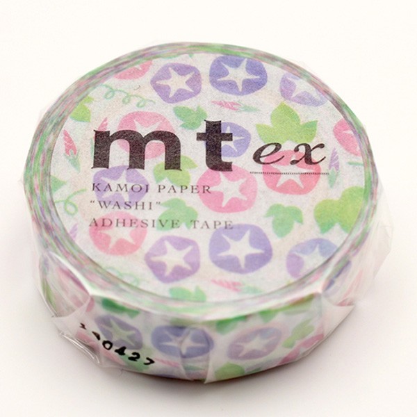 マスキングテープ マステ mt ex 朝顔 （ 和紙テープ 貼ってはがせる