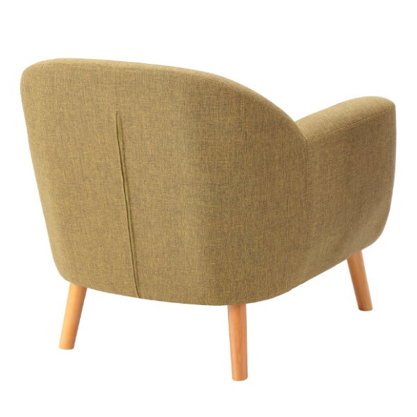 パーソナルチェア ROSSY 1人掛け ソファ 肘掛け 天然木 （ ソファー