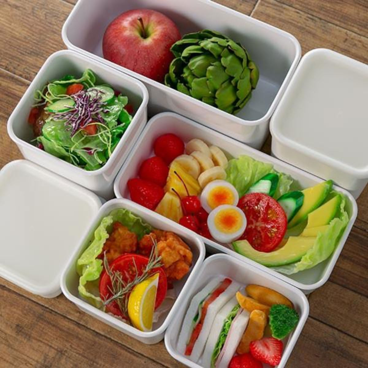 保存容器 450ml 猫柄 角型 PFF NECO スクエアストッカー XS 樹脂製