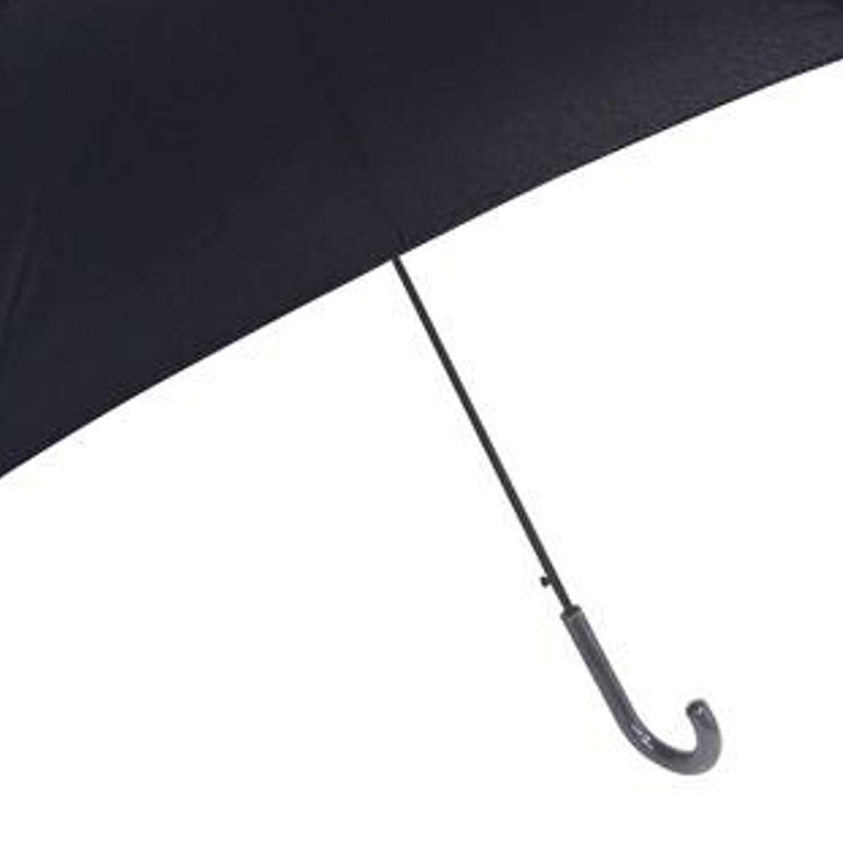 【美品・希少・貴重】バーバリージャンプ傘・ジャンプ式・長傘・紳士傘・雨傘・傘袋付 長傘 60cm 紳士傘 ジャンプ傘 ブラック （ 雨傘 アンブレラ