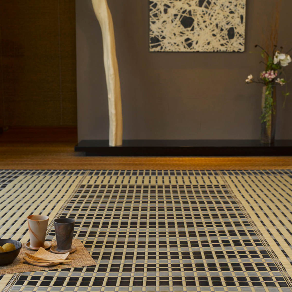 HAGiHARA（萩原） ラグ い草ラグ 191×250cm 日本製 滑り止め 約3畳