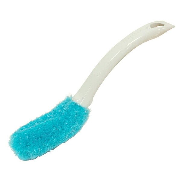 シューズブラシ バスボンくんシューズブラシ抗菌 シューズ ブラシ （ 靴ブラシ 靴クリーナー 靴洗い スリム バスボン ）