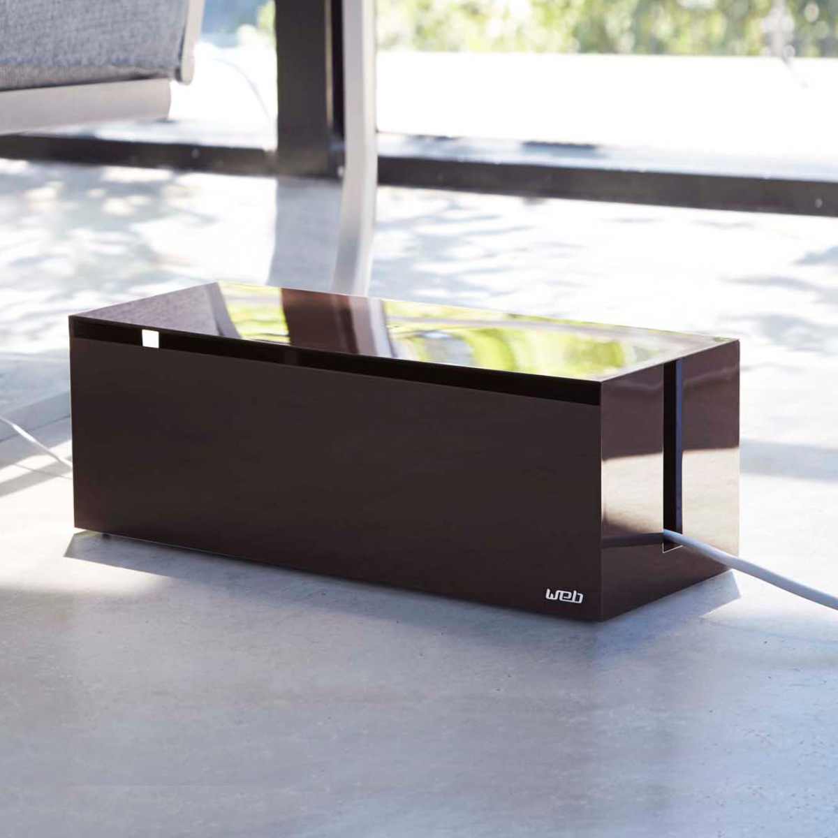 山崎実業 ケーブルボックス ウェブ L （ 4903208027076 switch収納