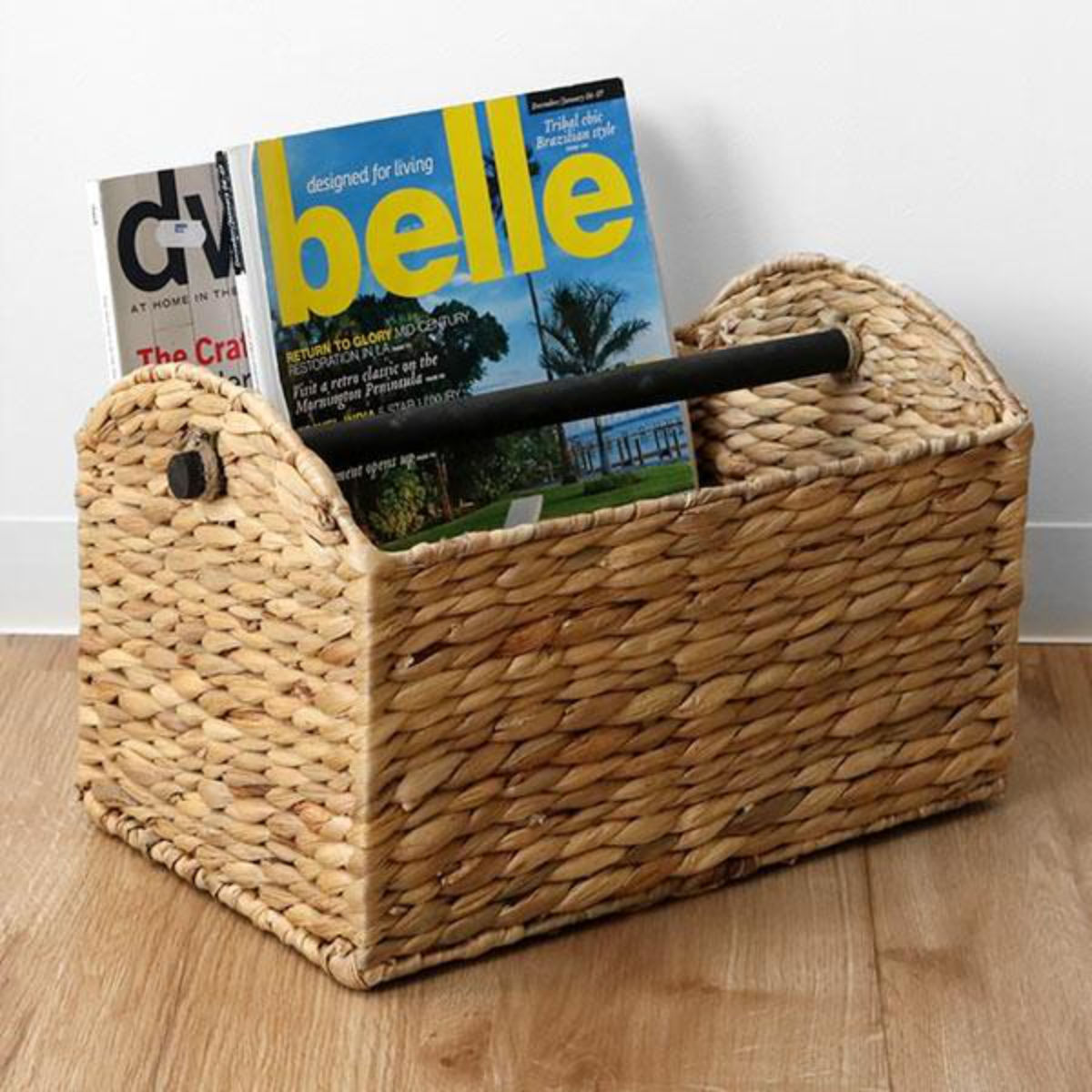 ちどり産業 マガジンラック バスケット ウォーターヒヤシンス 収納