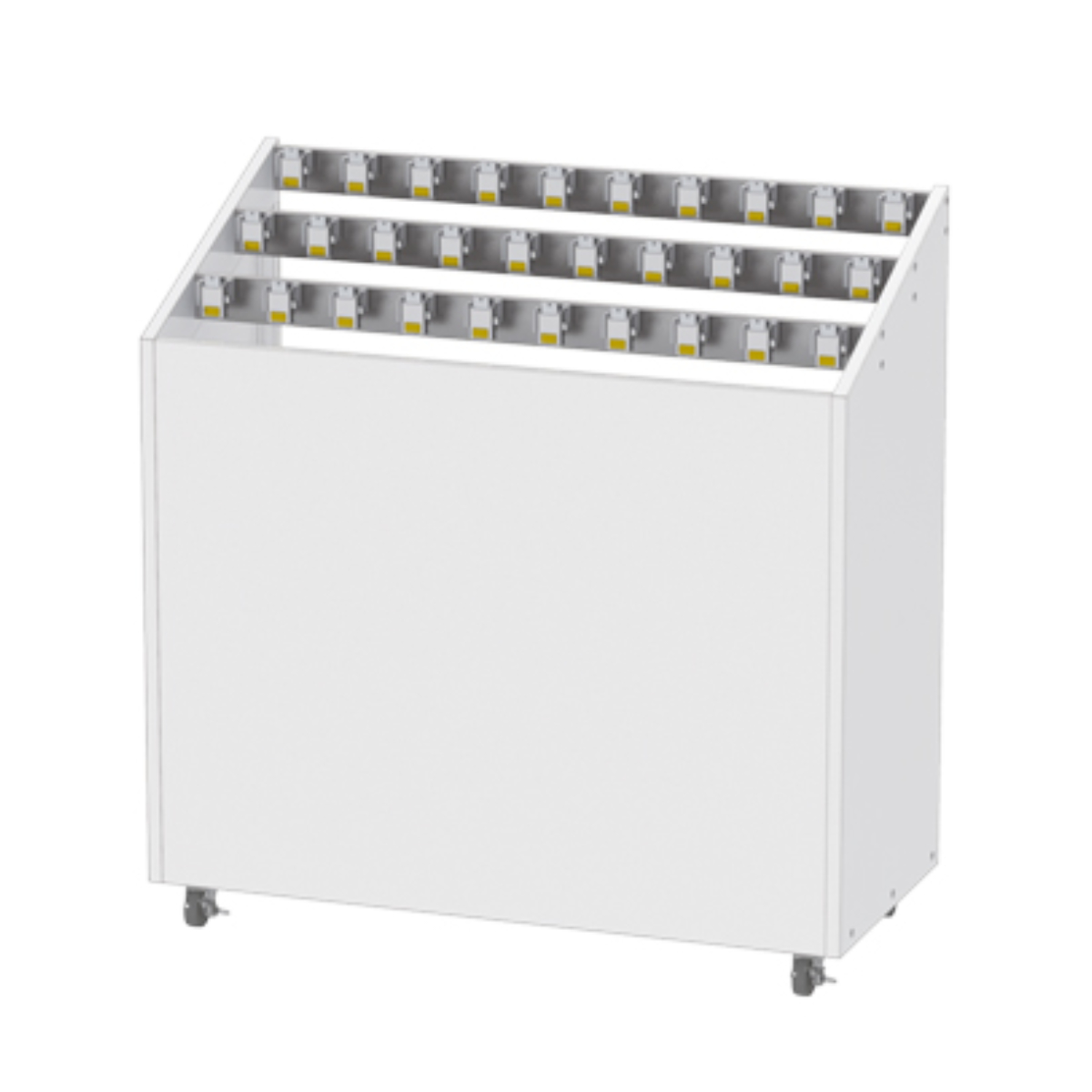 ぶんぶく（BUNBUKU） 業務用傘立て 30本用 カギ付 シリンダー錠タイプ