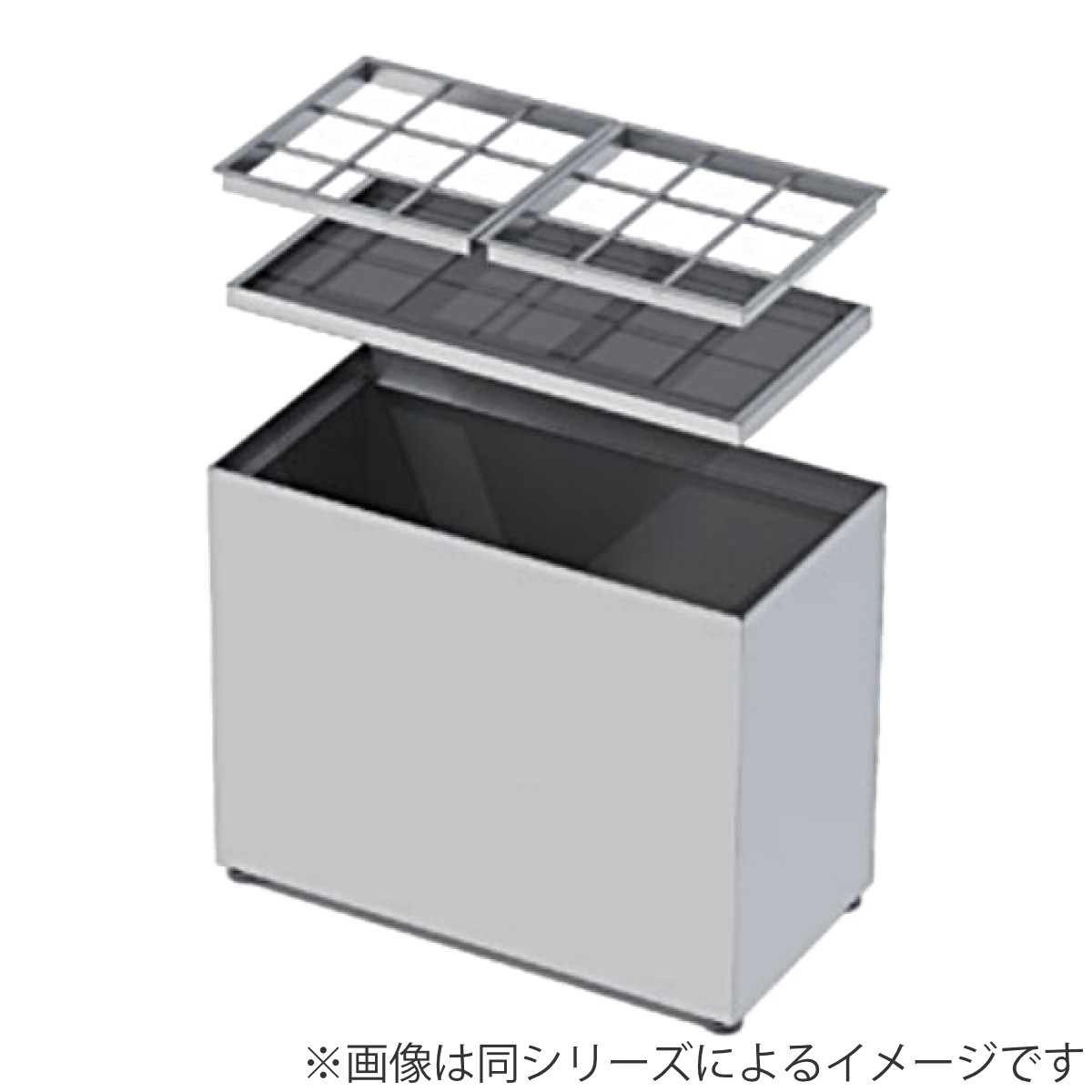 ぶんぶく（BUNBUKU） 業務用傘立て 27本用 スチール アンブレラ