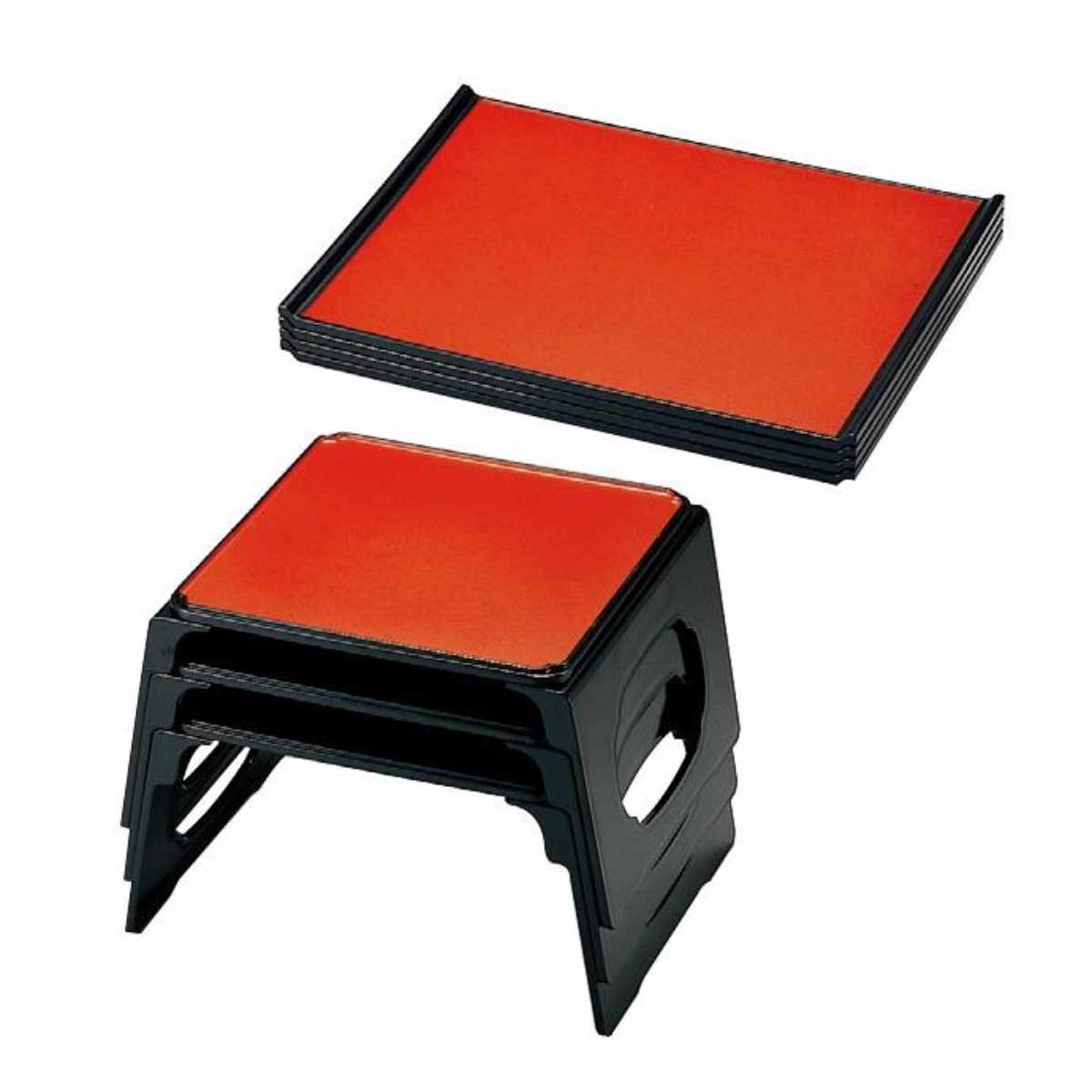 福井クラフト お膳 宗和膳 セット 片面タイプ 足付 ウルミタタキ 天黒