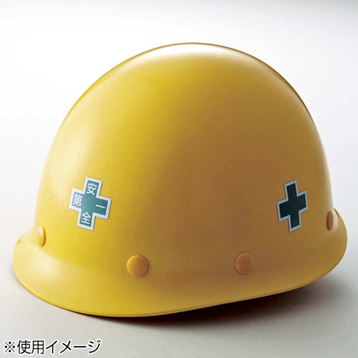 ヘルメット用 ステッカー 角十字 無地 3.4×3.4cm HL−131 5枚1組