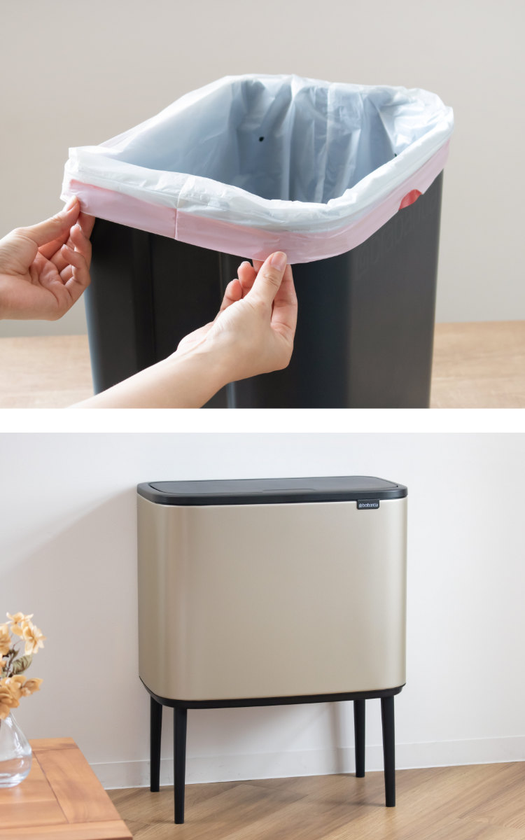 brabantia ゴミ箱 11L＋23L Boタッチビン （ ブラバンシア