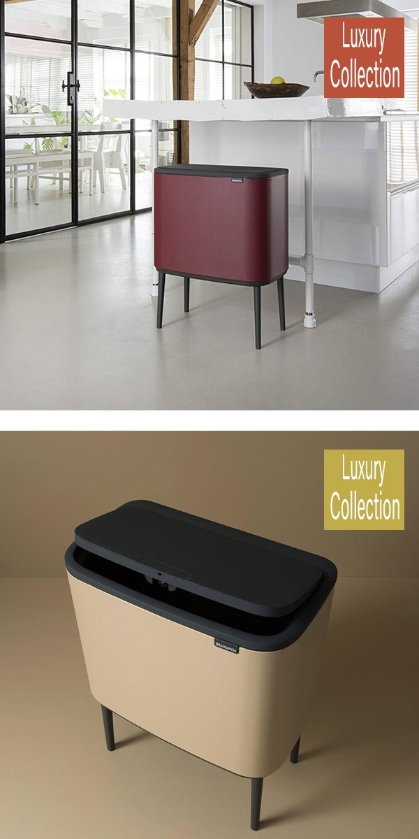 brabantia ゴミ箱 3×11L Boタッチビン Luxury Collection （ ごみ箱