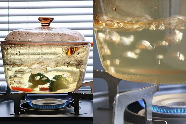 パール金属 両手鍋 1.5L ガラス製 VISIONS クックポット ( ガス パール金属 両手鍋 1.5L ガラス製 VISIONS クックポット ( ガス