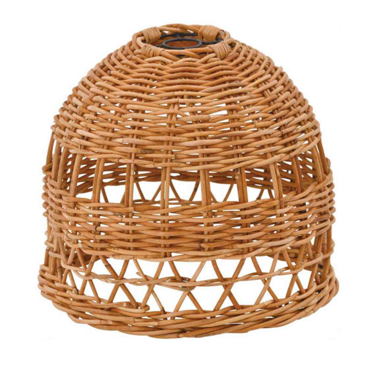 籐 ランプシェード 釣鐘型 ラタン製 直径30cm （ ラタン 籐製 シェード