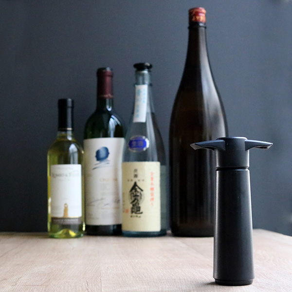 VACUVIN ボトルストッパー ポンプ ストッパー ギフトセット ホワイト