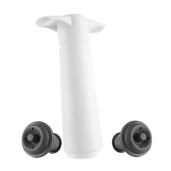 VACUVIN ボトルストッパー ポンプ ストッパー ギフトセット ホワイト