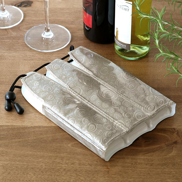 シャンパンクーラー プラチナ 折りたたみ式 vacuvin （ バキュバン