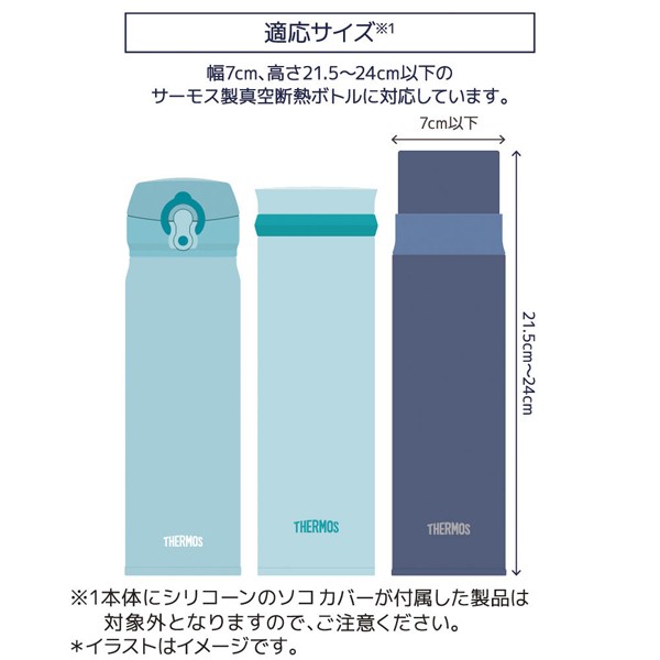 ボトルカバー サーモス thermos マイボトルポーチ 450〜600ml用 APG-500 （ カバー ケース 水筒カバー ポーチ ）  :310170:インテリアパレットヤフー店 - 通販 - Yahoo!ショッピング