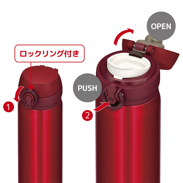 THERMOS（サーモス） 特価 水筒 500ml ステンレス ワンタッチ 真空断熱