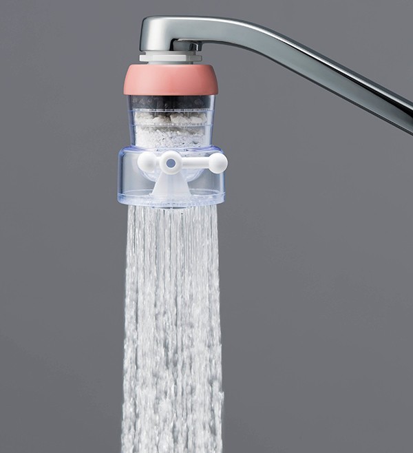 Diamond Quarts 蛇口用浄水器 クリタック 浄水蛇口 シャワー ストレート水流 切り替えタイプ 日本製