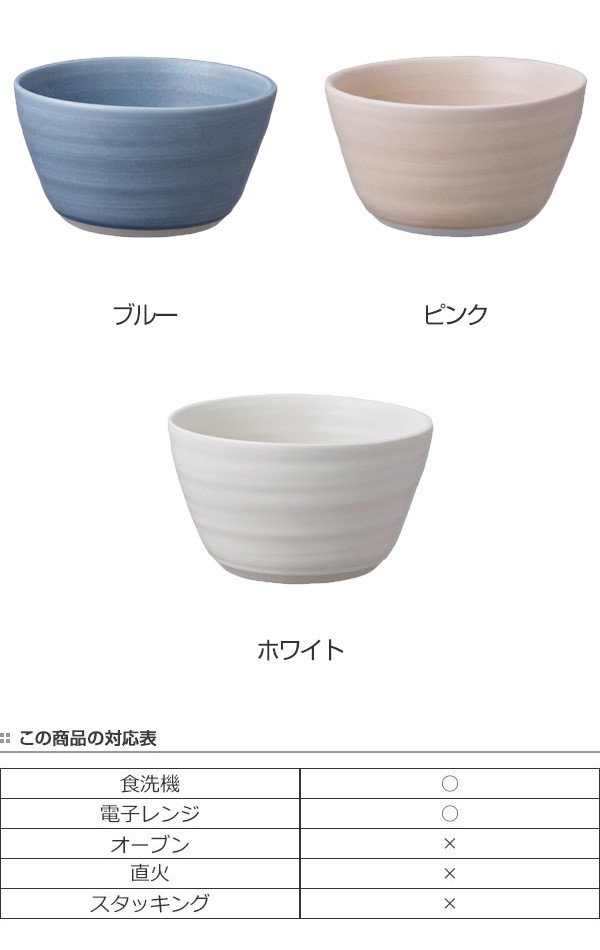 キントー KINTO ボウル 16cm RIPPLE 洋食器 磁器 日本製 同色3個セット