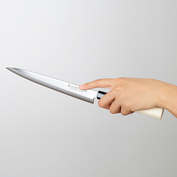 刺身包丁 27cm 濃州正宗 日本製 ステンレス 白木柄 （ 刺身 包丁 柳刃