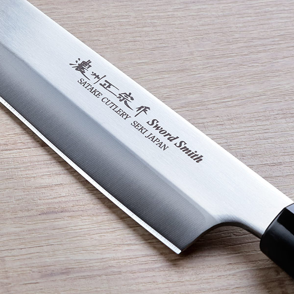刺身包丁 27cm 濃州正宗 日本製 ステンレス 白木柄 ( 刺身 包丁 柳刃包丁 和包丁 さしみ包丁 ) 関連画像5