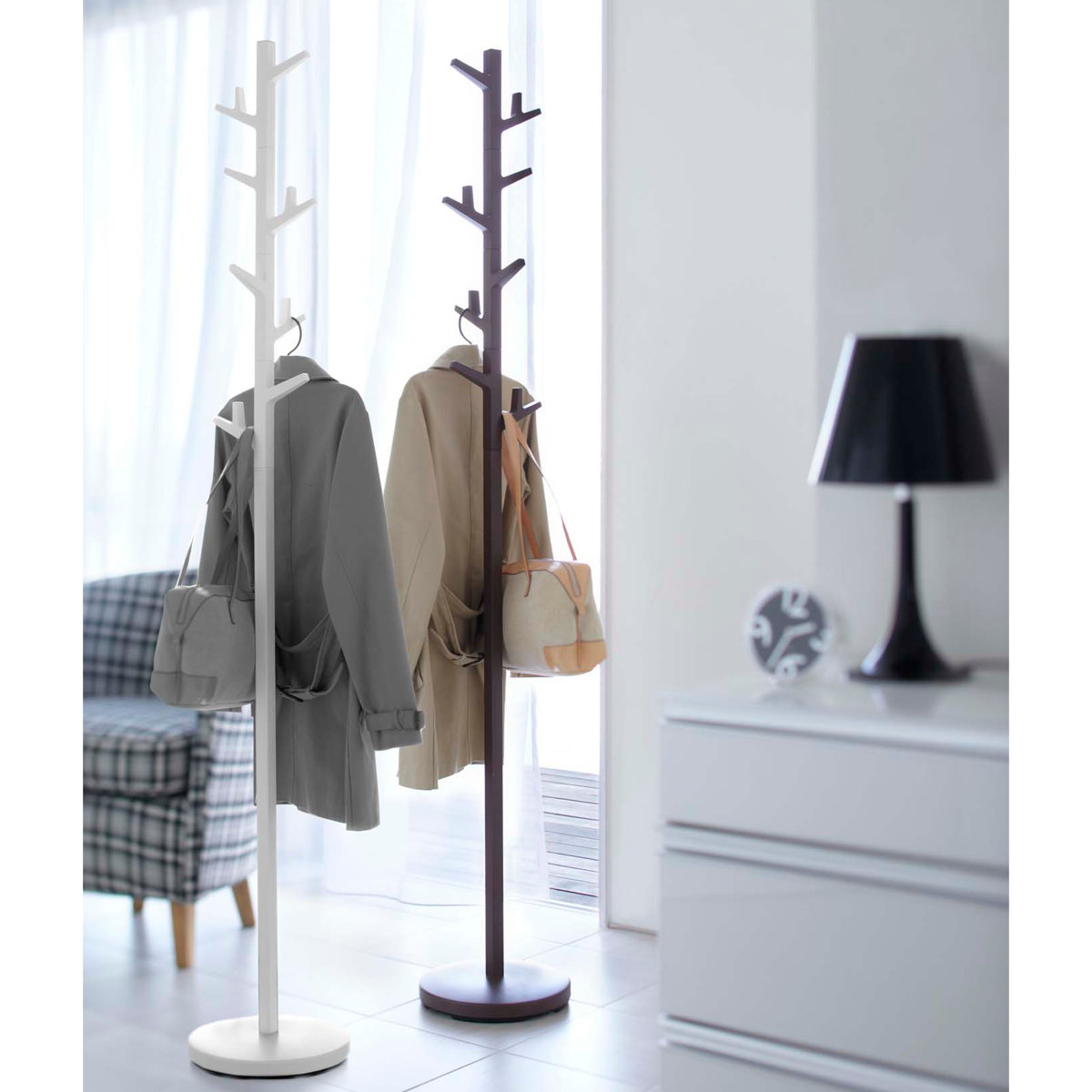 山崎実業 ポールハンガー ブランチ （ 4903208070669 ハンガーラック