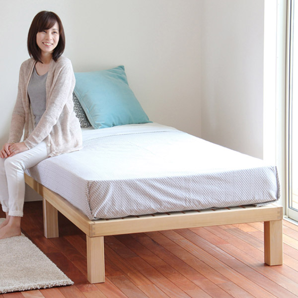 ベッド 桐 すのこベッド シングル 高さ45cm Homecoming 天然木 木製