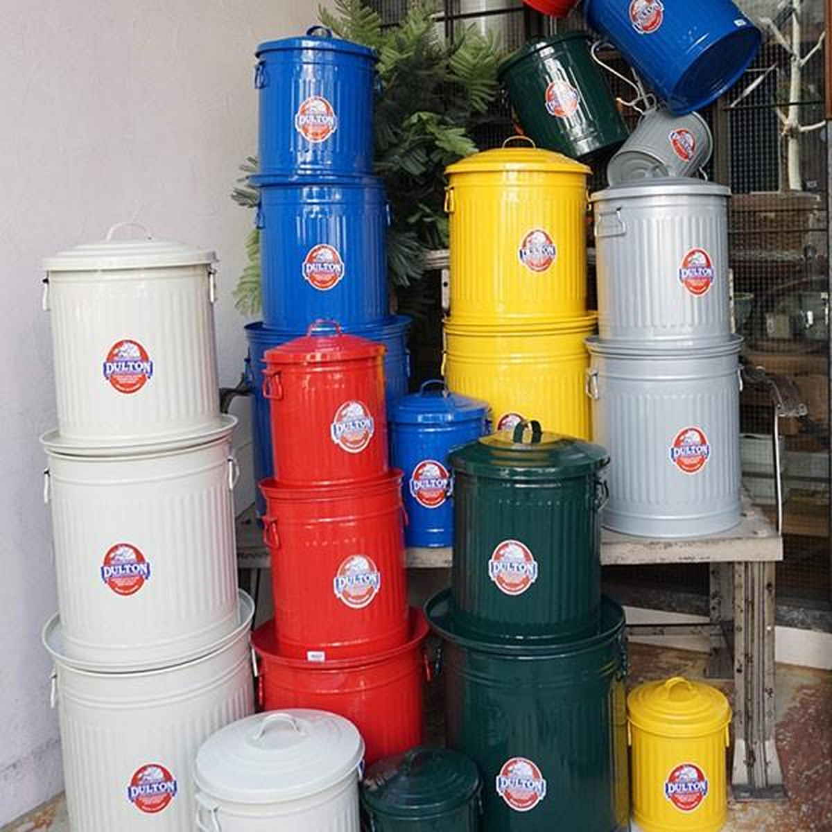【新品未使用】ダルトンGARBAGE CAN 24L　 DULTON（ダルトン） ゴミ箱 ガベージカン 24L ダストボックス （ ふた