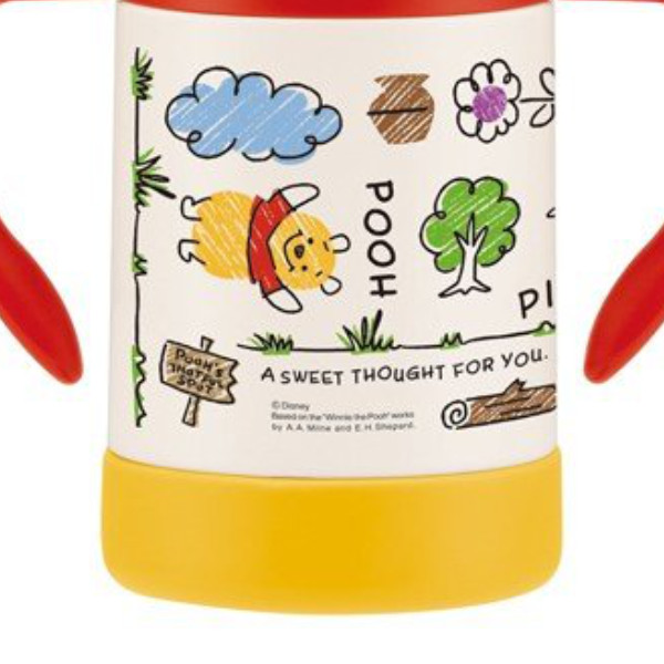 スケーター ストローマグ ステンレス製 くまのプーさん スケッチ 240ml