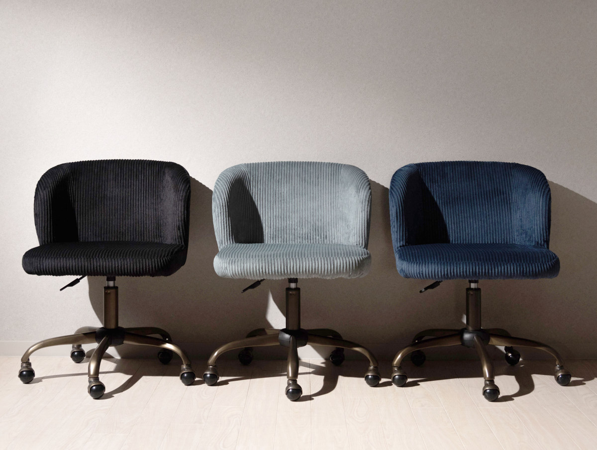 東谷 オフィスチェア ローバック デスクチェアー 座面高43〜52cm