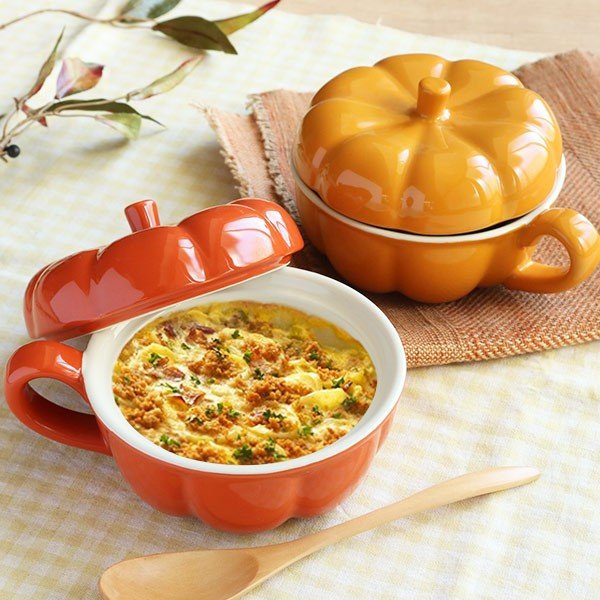パール金属 スープカップ 390ml フタ付き オーブンシェフ かぼちゃ