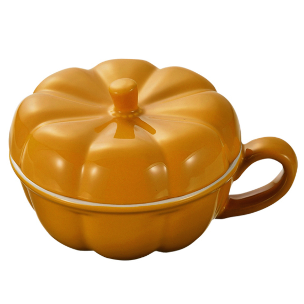 パール金属 スープカップ 390ml フタ付き オーブンシェフ かぼちゃ