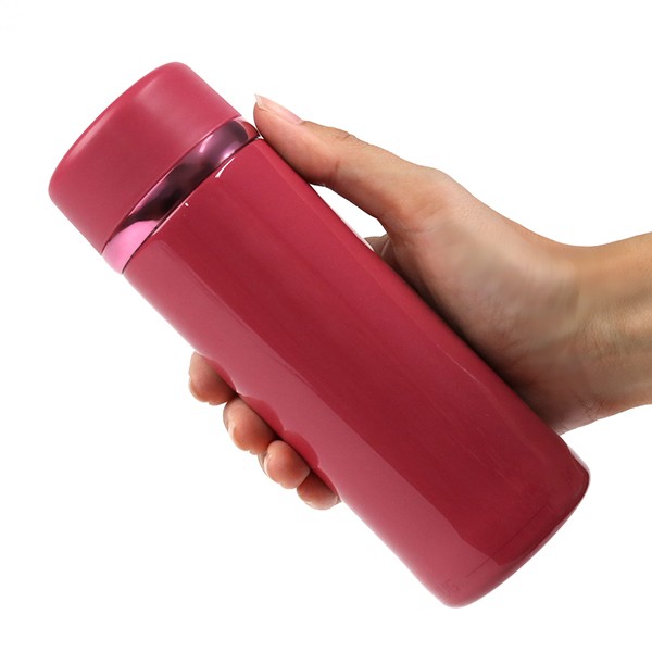赤いステンレス水筒 水筒 直飲み ステンレス コンパクト カフェマグスリム 300ml （ 保温