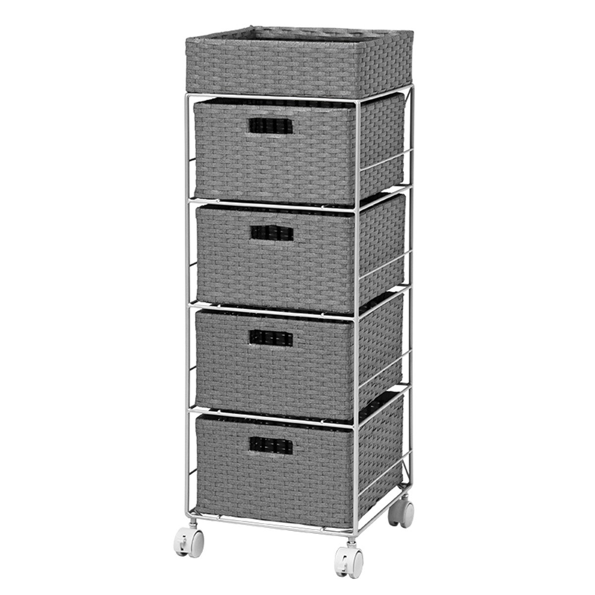 アウトレット　4段＋1　ランドリー　チェスト　 幅40cm　高さ105.5 アウトレット 4段＋1 ランドリー チェスト 幅40cm 高さ105.5