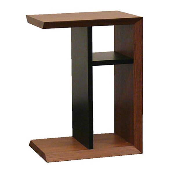 MKマエダ家具 サイドテーブル 2WAY モダンデザイン FORCE 幅40cm （ 開