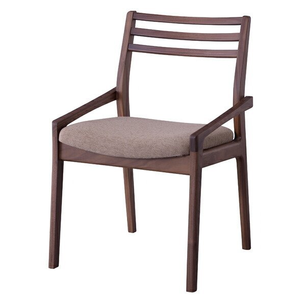 ダイニングチェア 天然木 ウォールナット 日本製 座面高43cm