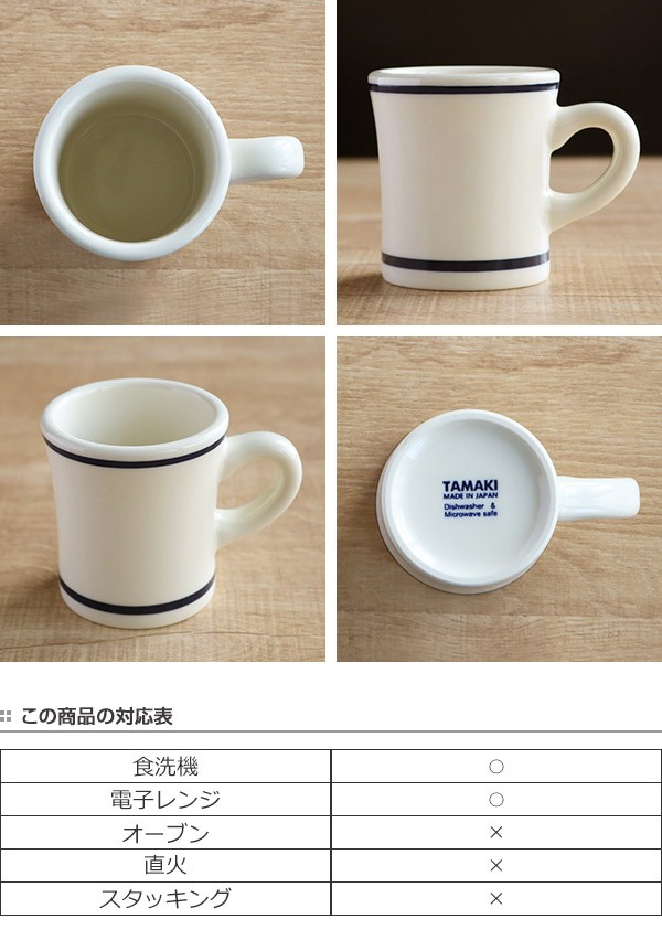 マグカップ 200ml ライン 陶器 日本製 （ 電子レンジ対応 食洗機