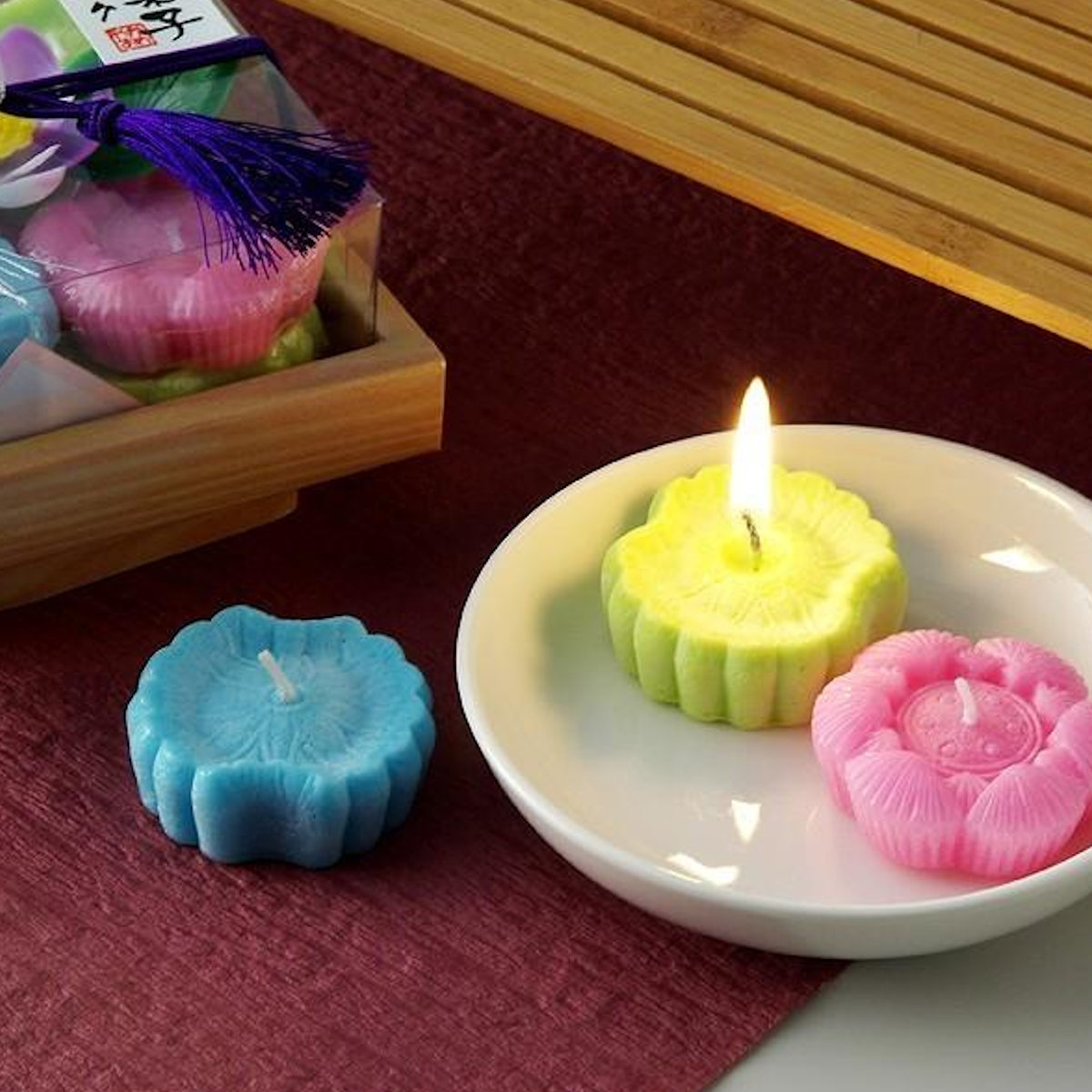 キャンドル お供え 落雁 カメヤマ （ ろうそく らくがん 好物 ）