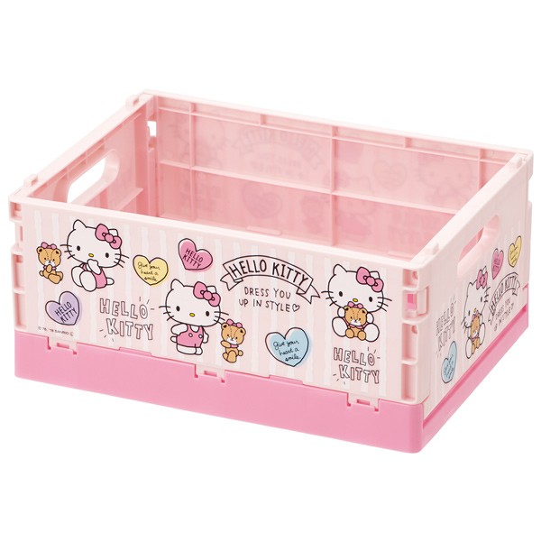 sanrio（サンリオ） 折りたたみコンテナ S ハローキティ コンテナ 収納