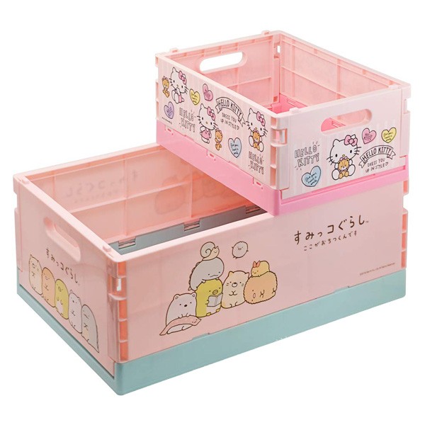 Disney（ディズニー） 折りたたみコンテナ M ミッキーマウス MK Faces