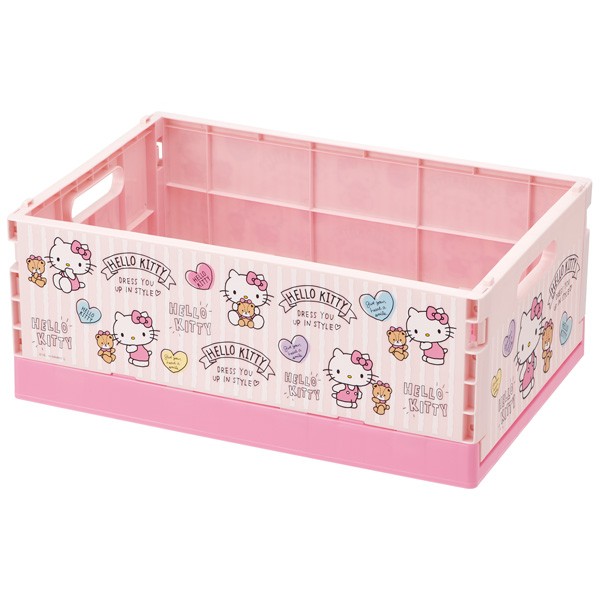 sanrio（サンリオ） 折りたたみコンテナ M ハローキティ コンテナ 収納