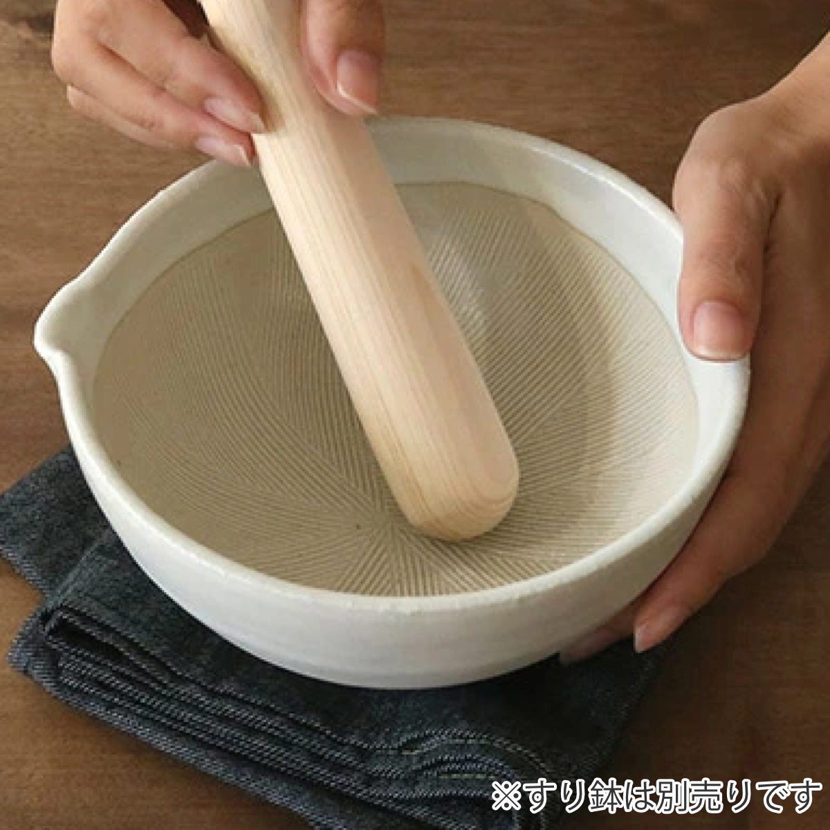 SALIU（サリュウ） すりこぎ 18cm 東濃ひのき 日本製 （ すりこぎ棒