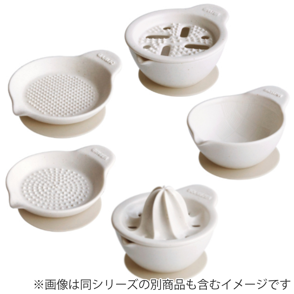 ごますり鉢 陶磁器 すべり止めシリコンシート付...の詳細画像4