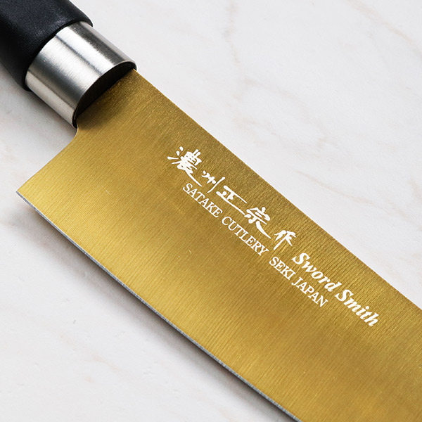 三徳包丁 155個 17kg まとめて売り✅ 三徳包丁 17cm チタンコーティング 濃州正宗 日本製 （ 料理包丁 万能