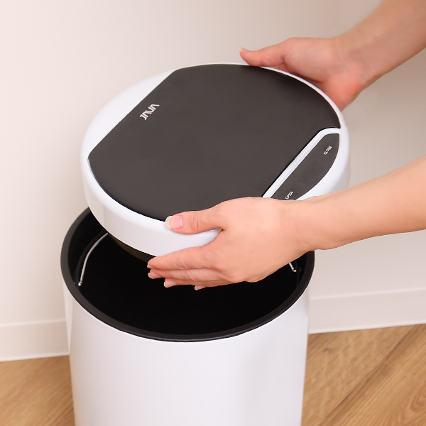 ゴミ箱 9L JAVA MIDY ふた付き ステンレス 自動開閉 充電式 （ 9