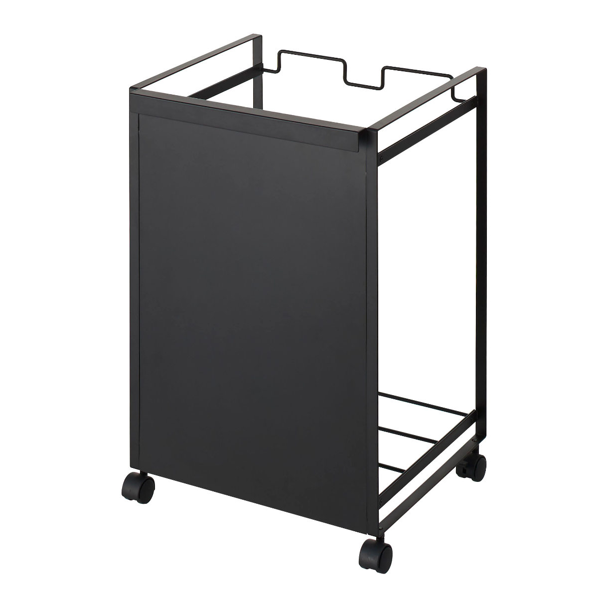 12/16まで出品 山崎実業 tower 目隠し分別ダストワゴン 訳あり tower 山崎実業 目隠し分別ダストワゴン タワー 2分別