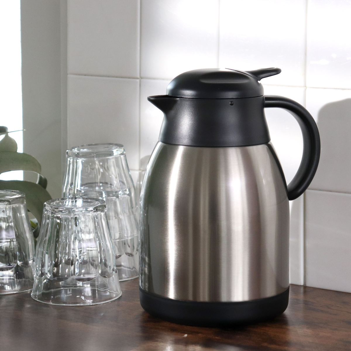 パール金属 卓上ポット 1.5L 保温 保冷 イーシス テーブルポット