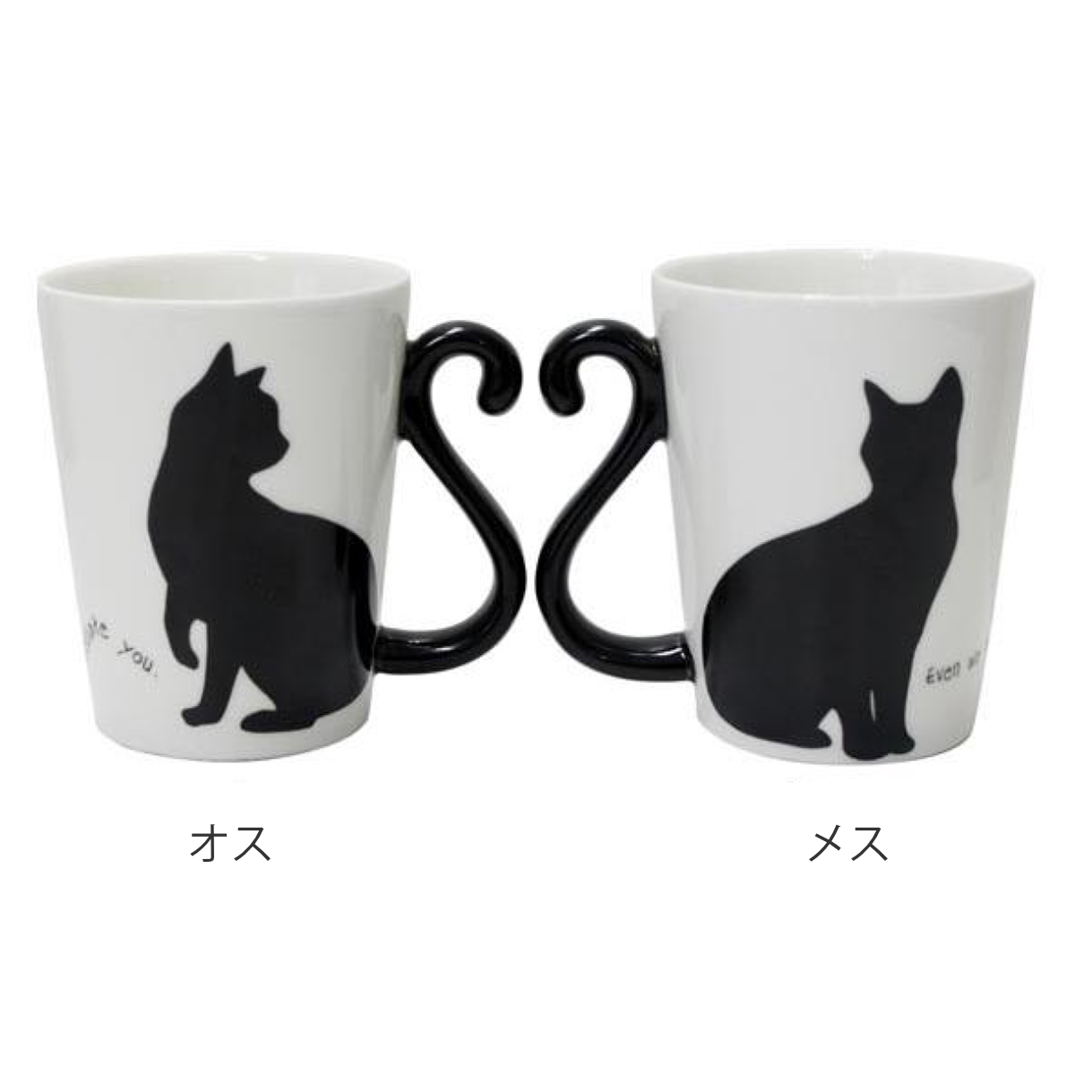 アルタ マグカップ 300ml 黒猫 磁器製 食器 （ 電子レンジ対応 食洗機